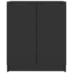 vidaXL Pantofar, negru, 59x35x70 cm, lemn compozit vidaXL Pantofar, negru, 59x35x70 cm, lemn compozit