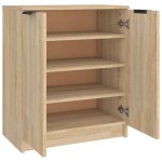 vidaXL Pantofar, stejar sonoma, 59x35x70 cm, lemn prelucrat