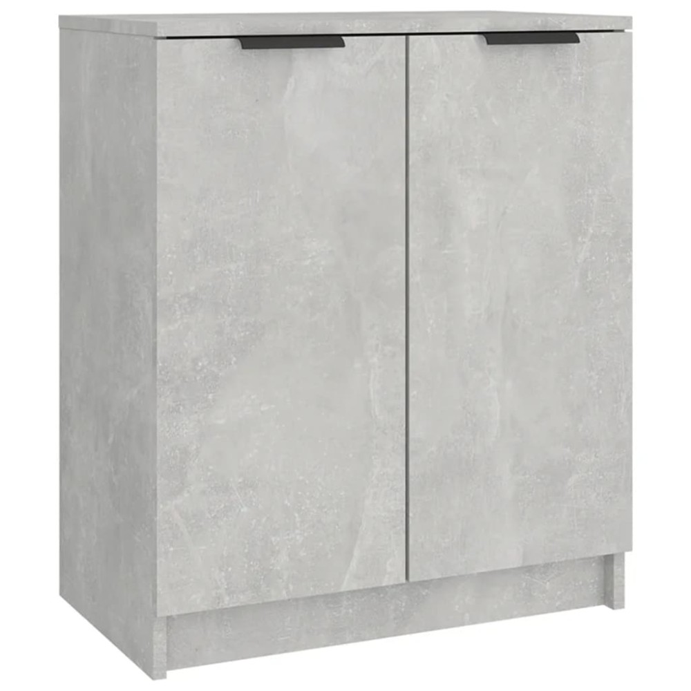 vidaXL Pantofar, gri beton, 59x35x70 cm, lemn prelucrat