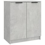 vidaXL Pantofar, gri beton, 59x35x70 cm, lemn prelucrat vidaXL Pantofar, gri beton, 59x35x70 cm, lemn prelucrat