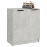 vidaXL Pantofar, gri beton, 59x35x70 cm, lemn prelucrat vidaXL Pantofar, gri beton, 59x35x70 cm, lemn prelucrat