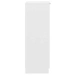 vidaXL Pantofar, alb, 30x35x100 cm, lemn compozit