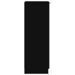 vidaXL Pantofar, negru, 30x35x100 cm, lemn compozit vidaXL Pantofar, negru, 30x35x100 cm, lemn compozit