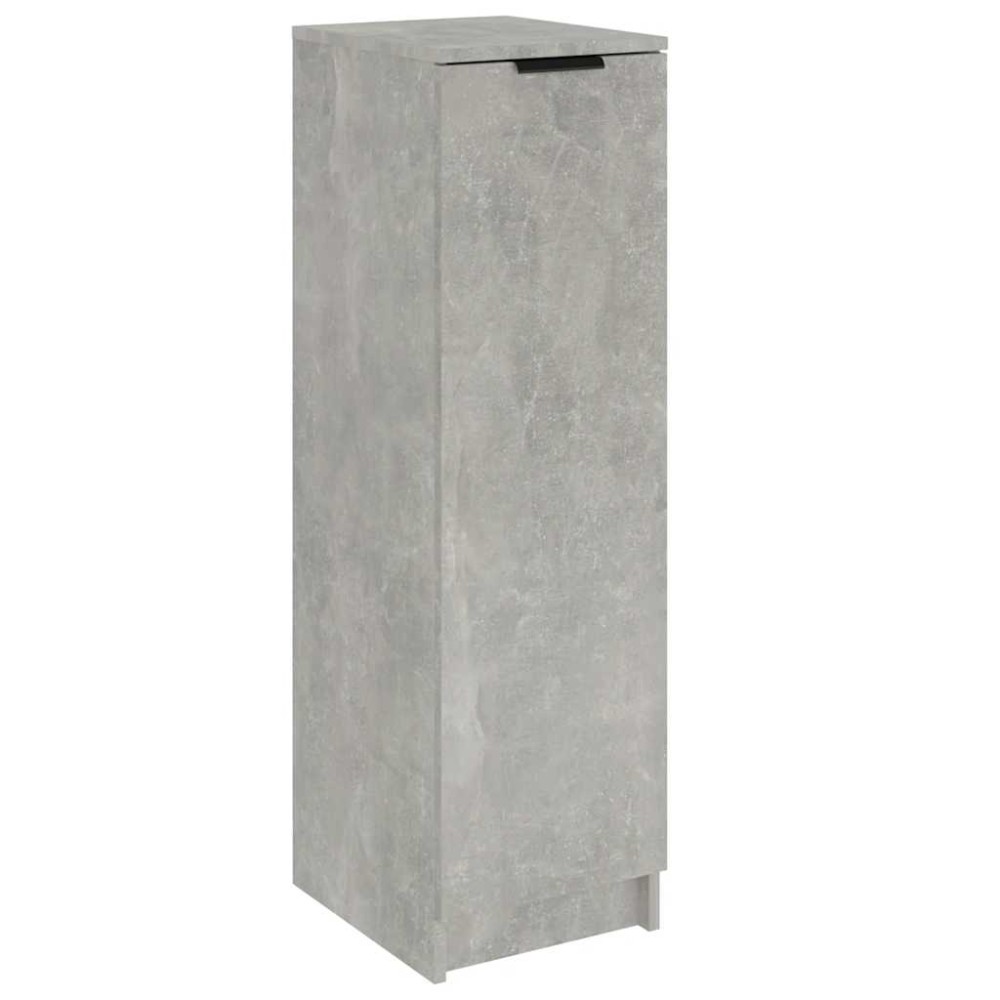 vidaXL Pantofar, gri beton, 30x35x100 cm, lemn compozit