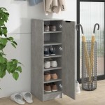 vidaXL Pantofar, gri beton, 30x35x100 cm, lemn compozit vidaXL Pantofar, gri beton, 30x35x100 cm, lemn compozit
