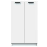 vidaXL Dulap pentru încălțăminte alb 59x35x100 cm lemn prelucrat vidaXL Dulap pentru încălțăminte alb 59x35x100 cm lemn prelucrat