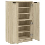vidaXL Pantofar, stejar sonoma, 59x35x100 cm, lemn compozit