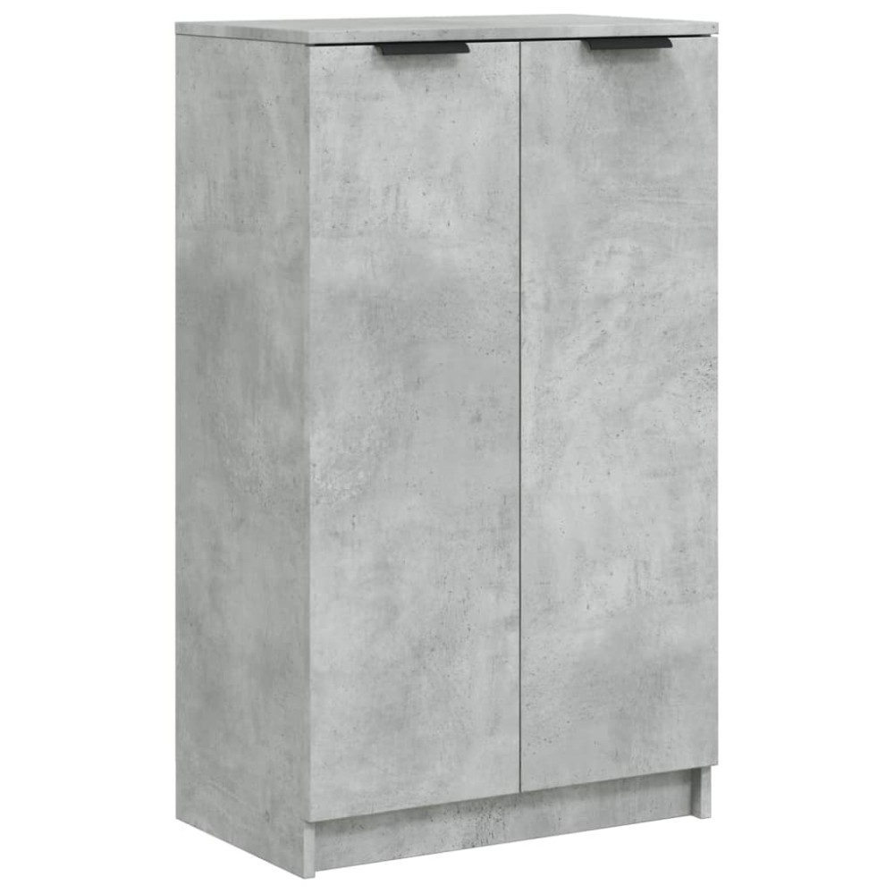 vidaXL Pantofar, gri beton, 59x35x100 cm, lemn compozit