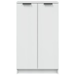 vidaXL Pantofar, alb extralucios, 59x35x100 cm, lemn compozit vidaXL Pantofar, alb extralucios, 59x35x100 cm, lemn compozit