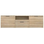 vidaXL Comodă TV, stejar sonoma, 140x35x40 cm, lemn prelucrat vidaXL Comodă TV, stejar sonoma, 140x35x40 cm, lemn prelucrat