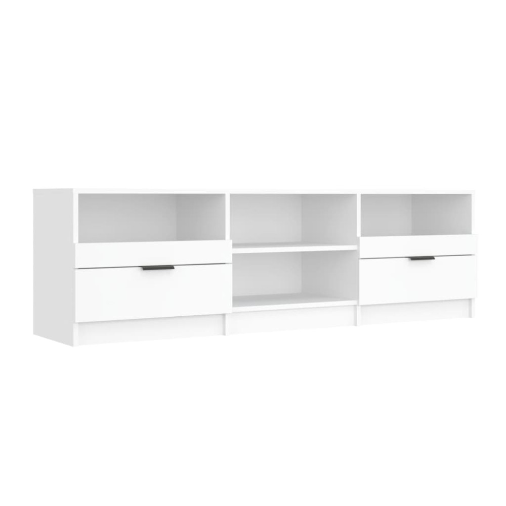 vidaXL Comodă TV, alb, 150x33,5x45 cm, lemn prelucrat