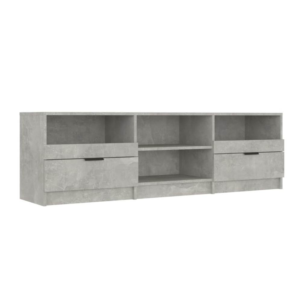vidaXL Comodă TV, gri beton, 150x33,5x45 cm, lemn prelucrat