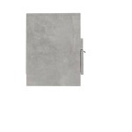 vidaXL Comodă TV, gri beton, 150x33,5x45 cm, lemn prelucrat