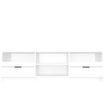 vidaXL Comodă TV, alb extralucios, 150x33,5x45 cm, lemn prelucrat