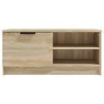 vidaXL Comodă TV, 2 buc., stejar sonoma, 80x35x36,5 cm, lemn prelucrat