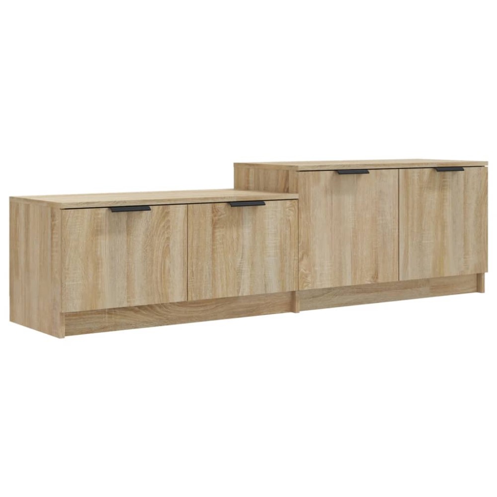 vidaXL Comodă TV, stejar sonoma, 158,5x36x45 cm, lemn prelucrat