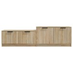 vidaXL Comodă TV, stejar sonoma, 158,5x36x45 cm, lemn prelucrat