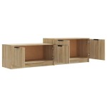vidaXL Comodă TV, stejar sonoma, 158,5x36x45 cm, lemn prelucrat