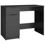vidaXL Birou, negru, 100x50x75 cm, lemn prelucrat vidaXL Birou, negru, 100x50x75 cm, lemn prelucrat