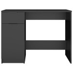 vidaXL Birou, negru, 100x50x75 cm, lemn prelucrat vidaXL Birou, negru, 100x50x75 cm, lemn prelucrat