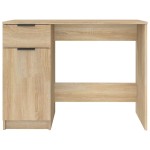 vidaXL Birou, stejar sonoma, 100x50x75 cm, lemn prelucrat