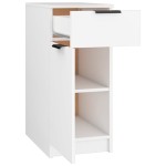 vidaXL Dulap de birou, alb, 33,5x50x75 cm, lemn prelucrat vidaXL Dulap de birou, alb, 33,5x50x75 cm, lemn prelucrat