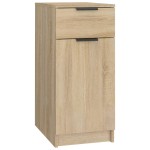vidaXL Dulap de birou, stejar sonoma, 33,5x50x75 cm, lemn prelucrat