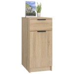 vidaXL Dulap de birou, stejar sonoma, 33,5x50x75 cm, lemn prelucrat