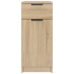 vidaXL Dulap de birou, stejar sonoma, 33,5x50x75 cm, lemn prelucrat