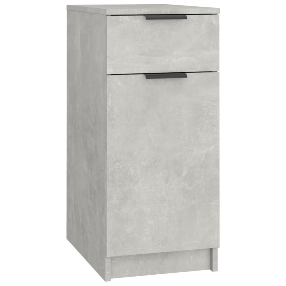 vidaXL Dulap de birou, gri beton, 33,5x50x75 cm, lemn prelucrat
