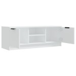vidaXL Comodă TV, alb, 102x35x36,5 cm, lemn prelucrat