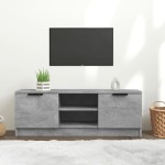 vidaXL Comodă TV, gri beton, 102x35x36,5 cm, lemn prelucrat vidaXL Comodă TV, gri beton, 102x35x36,5 cm, lemn prelucrat