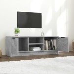 vidaXL Comodă TV, gri beton, 102x35x36,5 cm, lemn prelucrat vidaXL Comodă TV, gri beton, 102x35x36,5 cm, lemn prelucrat