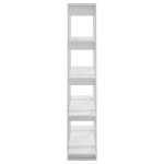 vidaXL Bibliotecă/Separator cameră, alb extralucios, 100x30x160 cm vidaXL Bibliotecă/Separator cameră, alb extralucios, 100x30x160 cm