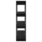 vidaXL Bibliotecă/Separator cameră, negru, 100x30x123,5 cm vidaXL Bibliotecă/Separator cameră, negru, 100x30x123,5 cm