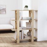 vidaXL Bibliotecă/Separator cameră, stejar sonoma, 100x30x123,5 cm vidaXL Bibliotecă/Separator cameră, stejar sonoma, 100x30x123,5 cm