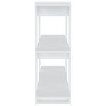 vidaXL Bibliotecă/Separator cameră, alb, 100x30x87 cm