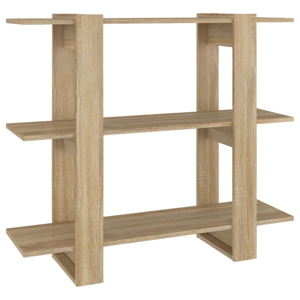 vidaXL Bibliotecă/Separator cameră, stejar sonoma, 100x30x87 cm