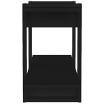 vidaXL Bibliotecă, negru, 100x30x51 cm, lemn compozit vidaXL Bibliotecă, negru, 100x30x51 cm, lemn compozit