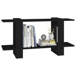 vidaXL Bibliotecă, negru, 100x30x51 cm, lemn compozit vidaXL Bibliotecă, negru, 100x30x51 cm, lemn compozit