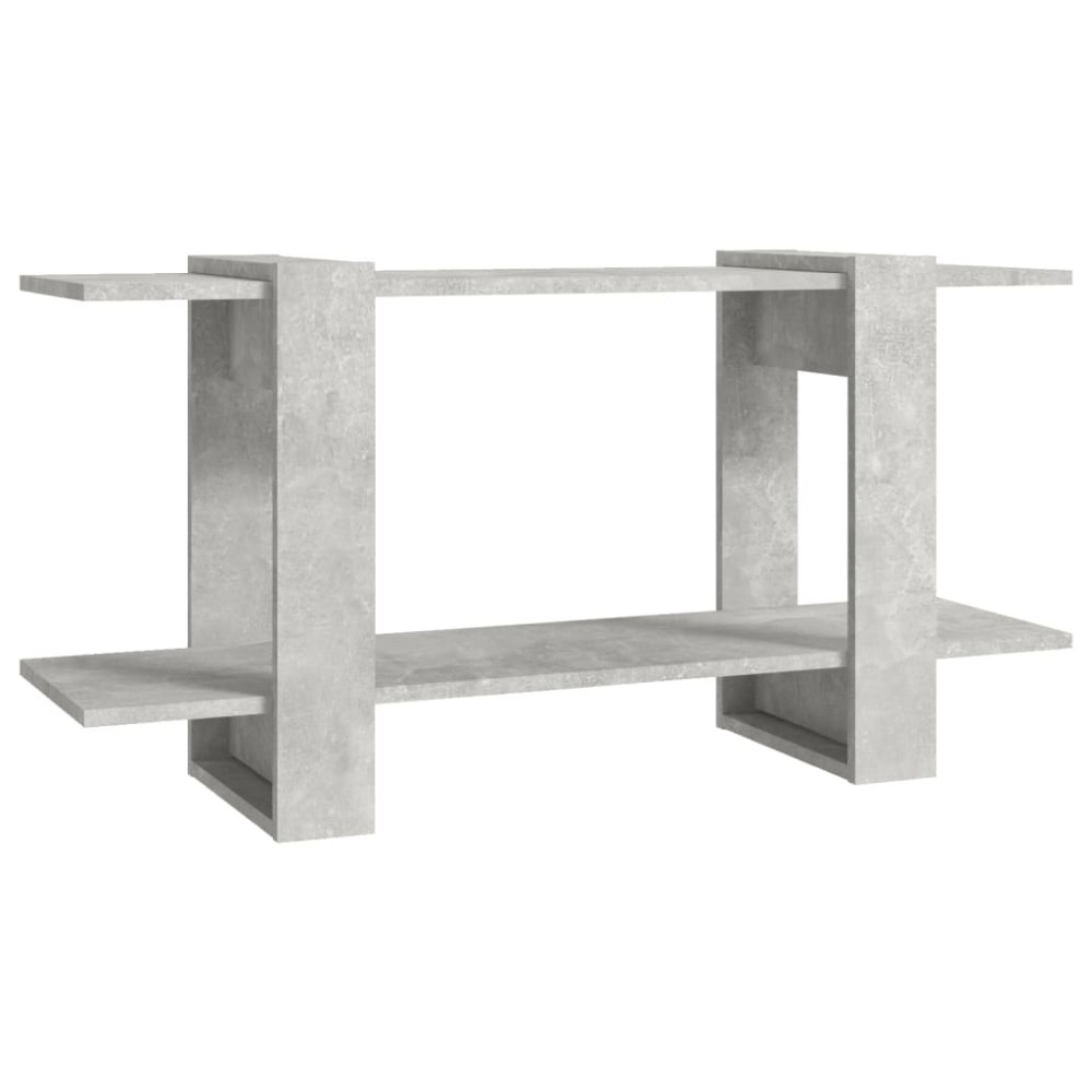 vidaXL Bibliotecă, gri beton, 100x30x51 cm, lemn compozit