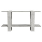 vidaXL Bibliotecă, gri beton, 100x30x51 cm, lemn compozit vidaXL Bibliotecă, gri beton, 100x30x51 cm, lemn compozit