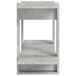 vidaXL Bibliotecă, gri beton, 100x30x51 cm, lemn compozit vidaXL Bibliotecă, gri beton, 100x30x51 cm, lemn compozit