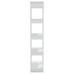 vidaXL Bibliotecă/Separator cameră, alb, 80x30x160 cm, PAL