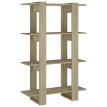 vidaXL Bibliotecă/Separator cameră, stejar sonoma, 80x30x123,5 cm vidaXL Bibliotecă/Separator cameră, stejar sonoma, 80x30x123,5 cm