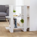 vidaXL Bibliotecă/Separator cameră, alb, 80x30x87 cm vidaXL Bibliotecă/Separator cameră, alb, 80x30x87 cm