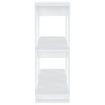 vidaXL Bibliotecă/Separator cameră, alb, 80x30x87 cm vidaXL Bibliotecă/Separator cameră, alb, 80x30x87 cm