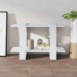 vidaXL Bibliotecă/Separator cameră, alb, 80x30x51 cm
