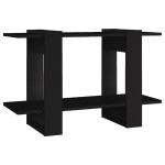 vidaXL Bibliotecă/Separator cameră, negru, 80x30x51 cm
