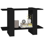 vidaXL Bibliotecă/Separator cameră, negru, 80x30x51 cm